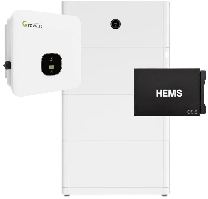 GROWATT thuisbatterij 15kWh 3-fase inclusief 10kW omvormer en Energie Management Systeem - compleet pakket exclusief installatie